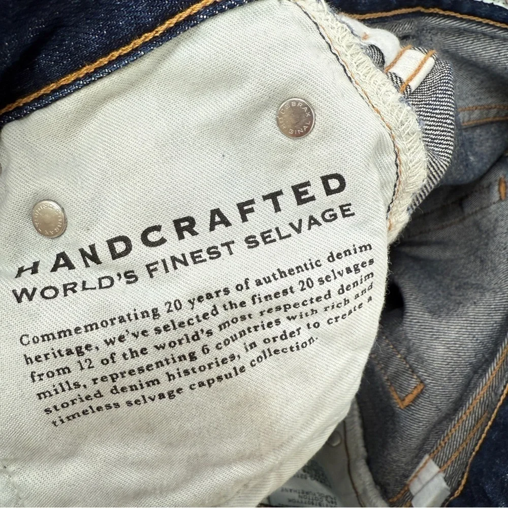 AG Alexxis Slim Jeans Yokohama Japan Red Line Selvedge Size 28
